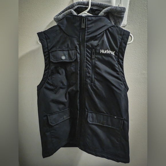 Men's Small Hurley Collin Hooded Vest - Picture 1 of 8
